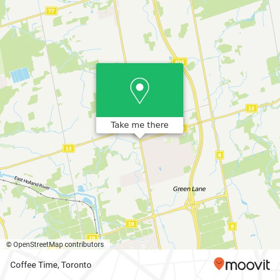 Coffee Time, 19003 Leslie St East Gwillimbury, ON L0G map