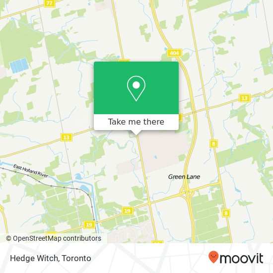 Hedge Witch, 18944 Leslie St East Gwillimbury, ON L0G 1V0 map