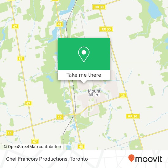 Chef Francois Productions map