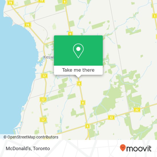McDonald's, 23550 Woodbine Ave Georgina, ON L4P map