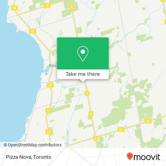 Pizza Nova, 236 Dovedale Dr Georgina, ON L4P map