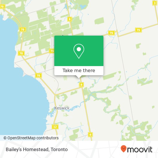 Bailey's Homestead, 90 Wexford Dr Georgina, ON L4P 3P7 map
