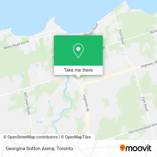 Georgina Sutton Arena map