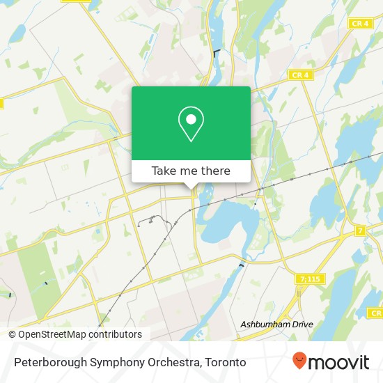 Peterborough Symphony Orchestra map