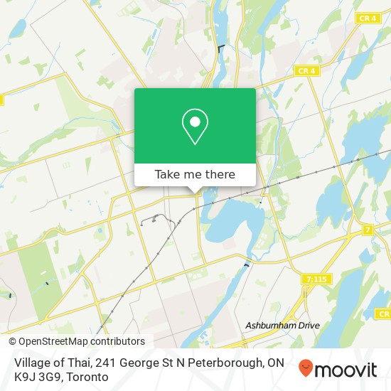 Village of Thai, 241 George St N Peterborough, ON K9J 3G9 map