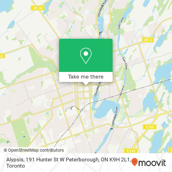 Alypsis, 191 Hunter St W Peterborough, ON K9H 2L1 plan