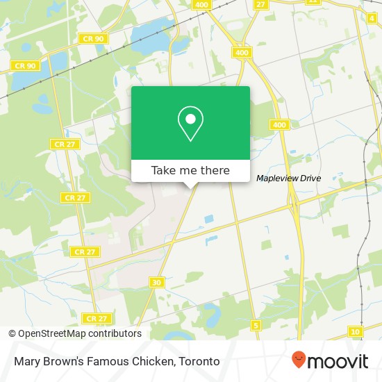 Mary Brown's Famous Chicken, 563 Essa Rd Barrie, ON L4N 6A9 plan