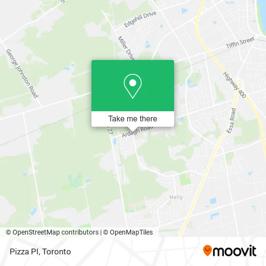 Pizza PI map