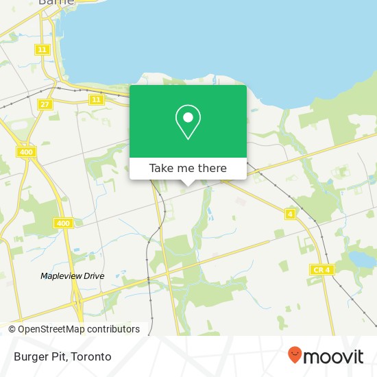 Burger Pit, 52 Ward Dr Barrie, ON L4N map