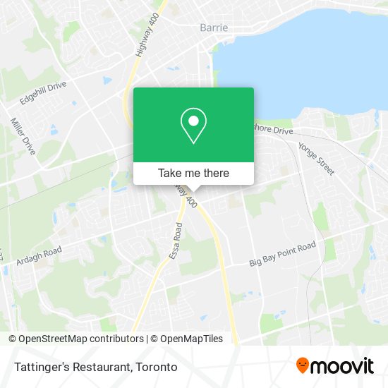 Tattinger's Restaurant map