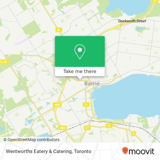 Wentworths Eatery & Catering, 72 Ross St Barrie, ON L4N 1G3 map