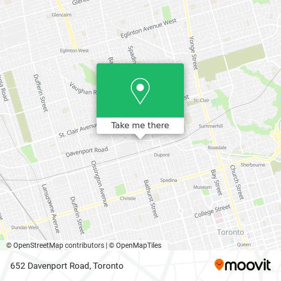 652 Davenport Road map