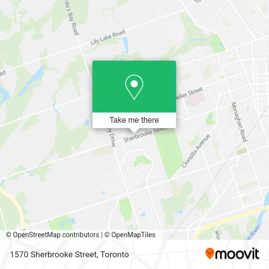 1570 Sherbrooke Street map