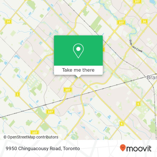 9950 Chinguacousy Road map