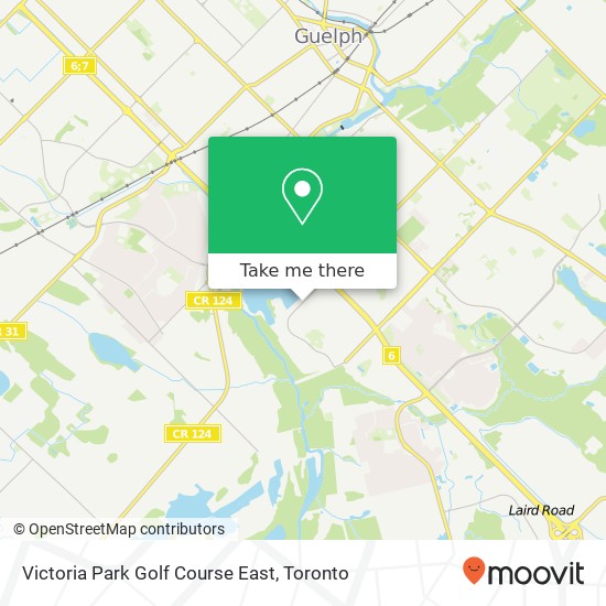 Victoria Park Golf Course East plan