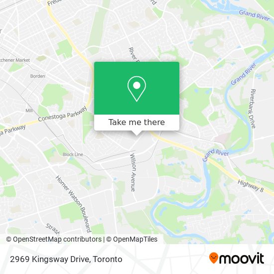 2969 Kingsway Drive map