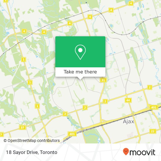 18 Sayor Drive map