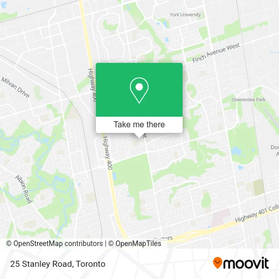 25 Stanley Road map
