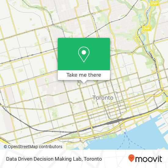Data Driven Decision Making Lab map