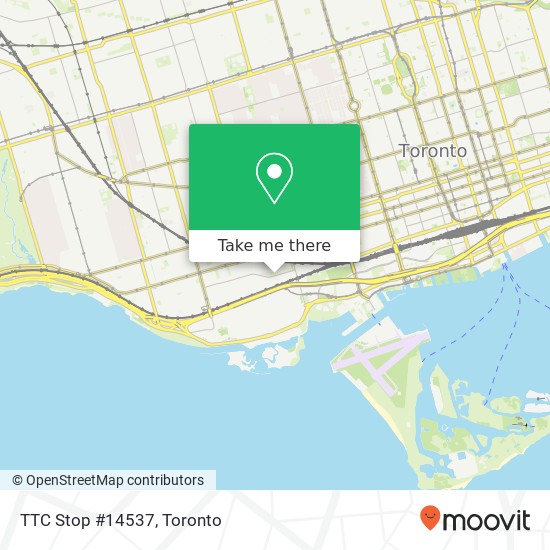 TTC Stop #14537 map