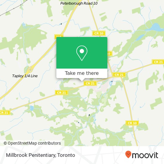 Millbrook Penitentiary map