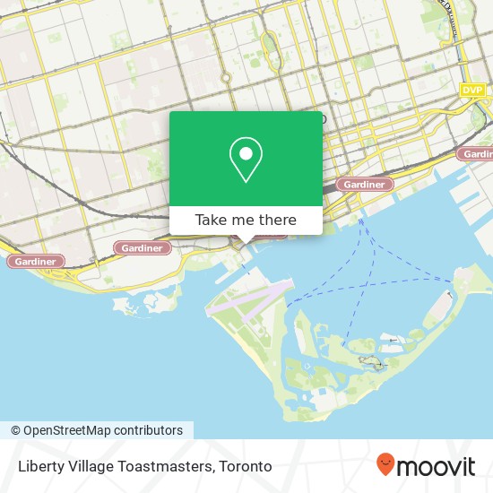 Liberty Village Toastmasters map