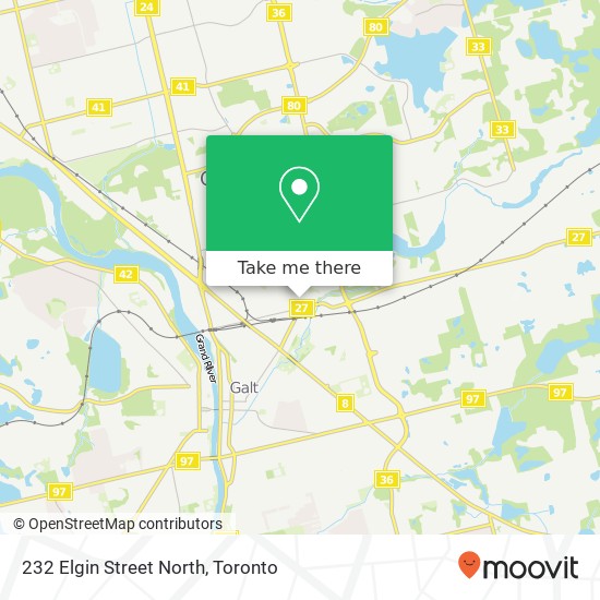 232 Elgin Street North map