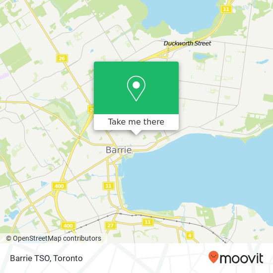 Barrie TSO map