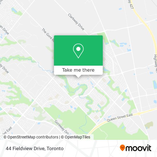 44 Fieldview Drive map