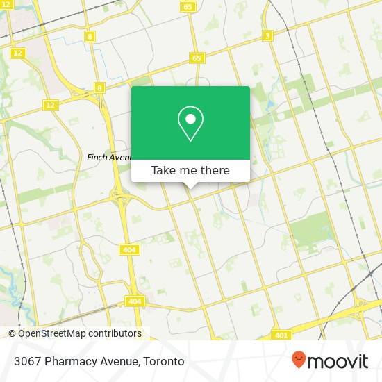 3067 Pharmacy Avenue map