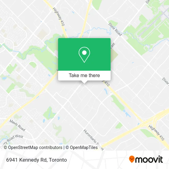 6941 Kennedy Rd map