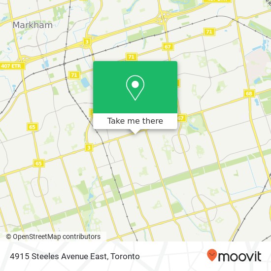 4915 Steeles Avenue East map