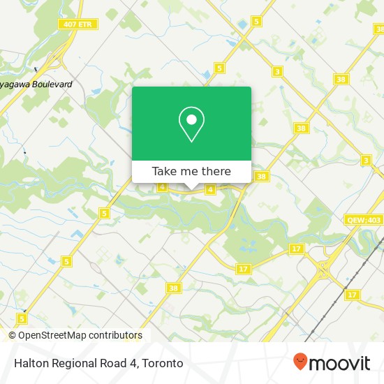 Halton Regional Road 4 plan