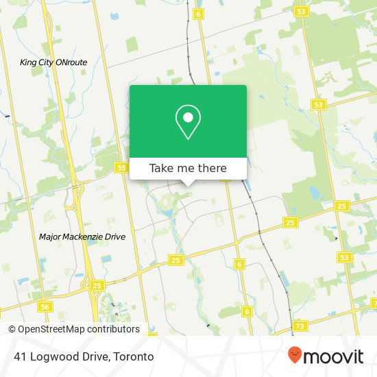 41 Logwood Drive map