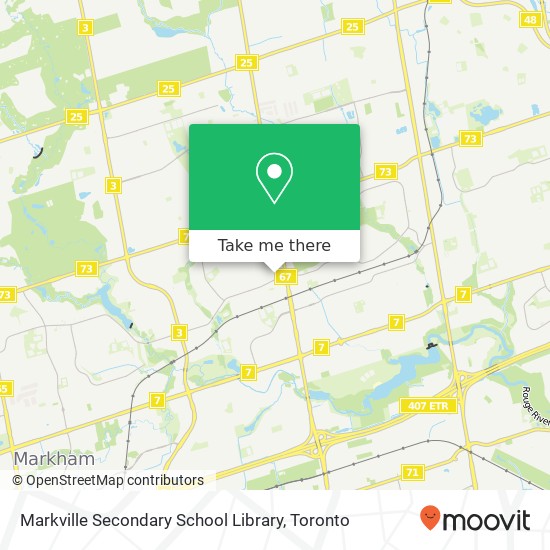 Markville Secondary School Library map
