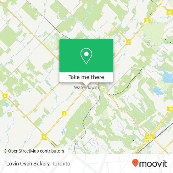 Lovin Oven Bakery map