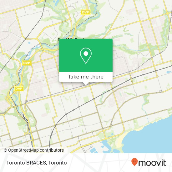 Toronto BRACES map