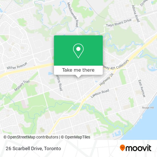 26 Scarbell Drive map
