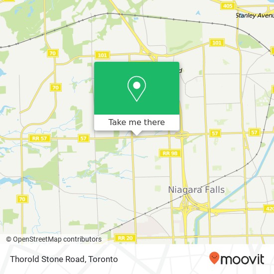 Thorold Stone Road map