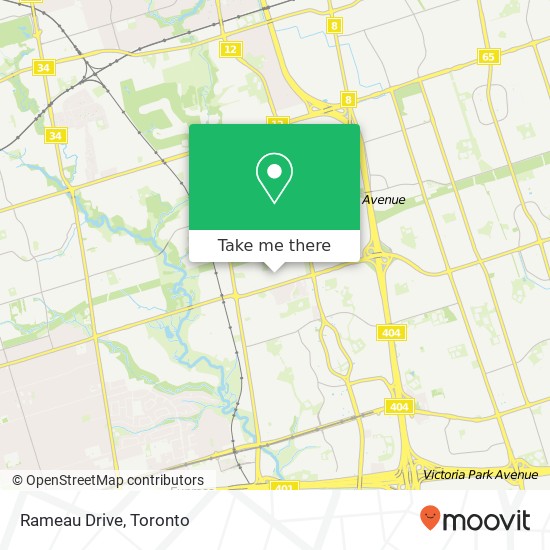 Rameau Drive map