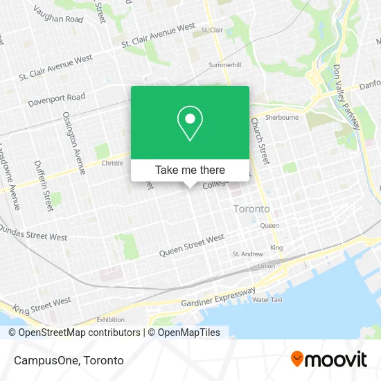 CampusOne map