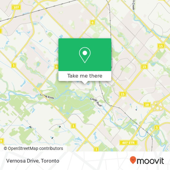 Vernosa Drive map
