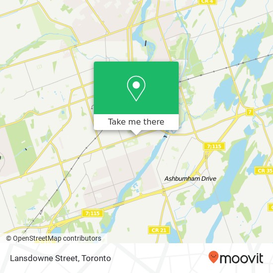 Lansdowne Street map