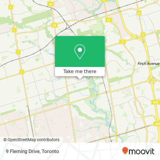 9 Fleming Drive map