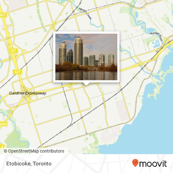 Etobicoke map