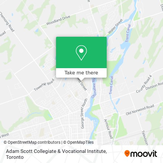 Adam Scott Collegiate & Vocational Institute map