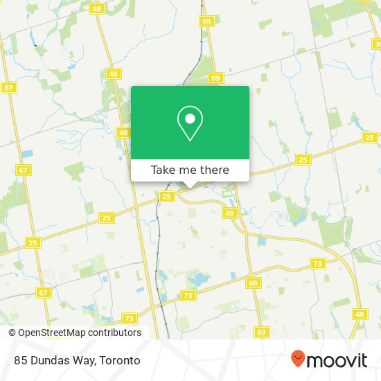 85 Dundas Way map