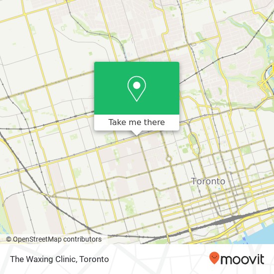 The Waxing Clinic map