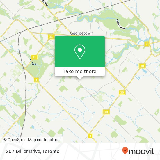207 Miller Drive map