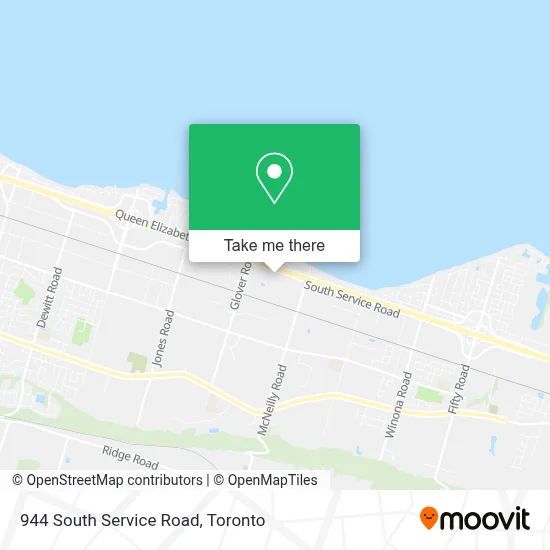 944 South Service Road map